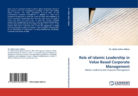 Role of Islamic Leadership in Value Based Corporate Management: Islamic Leadership and Corporate Management