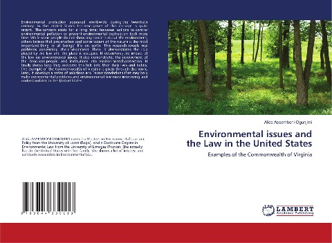 Environmental issues and the Law in the United States: Examples of the Commonwealth of Virginia