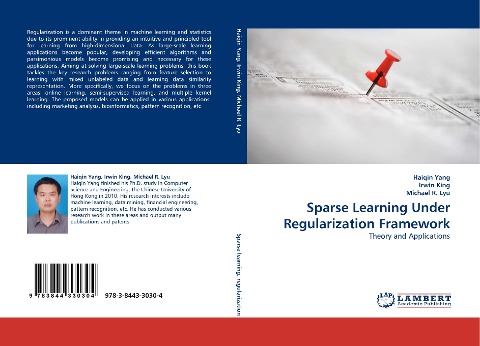 Sparse Learning Under Regularization Framework: Theory and Applications