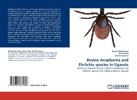 Bovine Anaplasma and Ehrlichia species in Uganda: Molecular characterization  of Bovine Anaplasma and Ehrlichia species from Mbarara district, Uganda