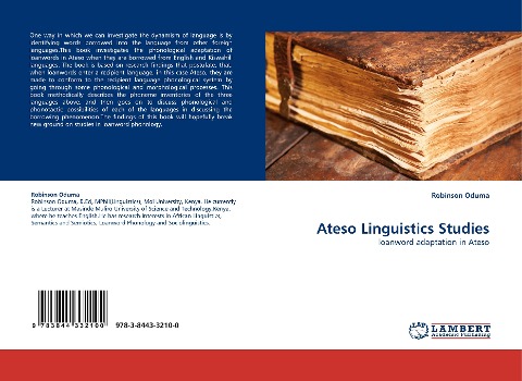Ateso Linguistics Studies: loanword adaptation in Ateso