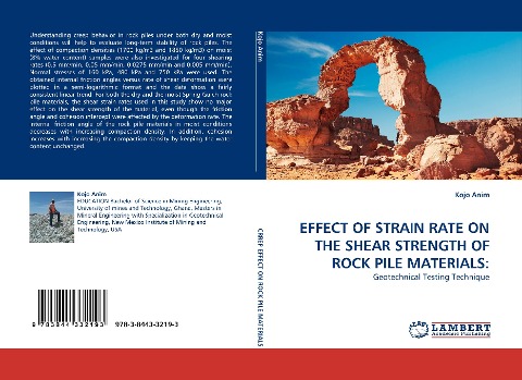 EFFECT OF STRAIN RATE ON THE SHEAR STRENGTH OF ROCK PILE MATERIALS:: Geotechnical Testing Technique