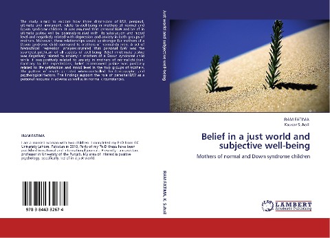 Belief in a just world and subjective well-being: Mothers of normal and Down syndrome children