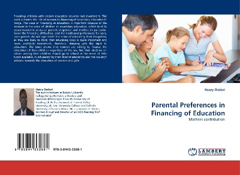 Parental Preferences in Financing of Education: Mothers contribution