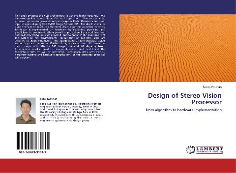 Design of Stereo Vision Processor: from algorithm to hardware implementation