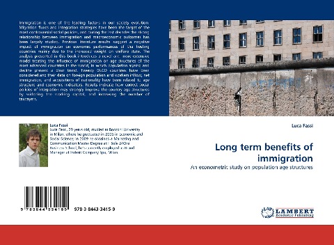 Long term benefits of immigration: An econometric study on population age structures