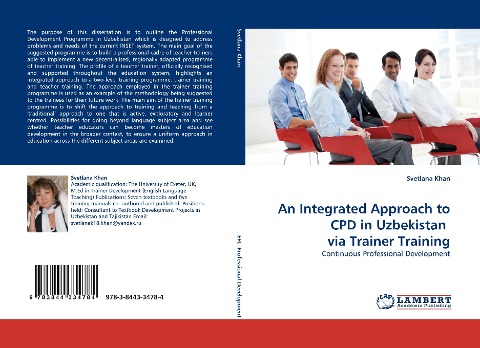 An Integrated Approach to CPD in Uzbekistan  via Trainer Training: Continuous Professional Development