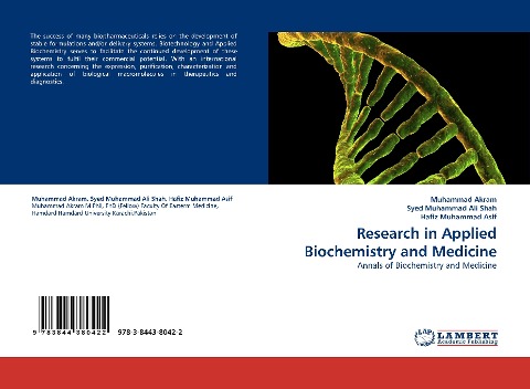 Research in Applied Biochemistry and Medicine: Annals of Biochemistry and Medicine