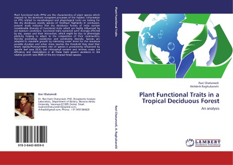 Plant Functional Traits in a Tropical Deciduous Forest: An analysis