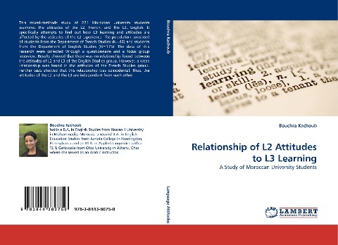 Relationship of L2 Attitudes to L3 Learning: A Study of Moroccan University Students