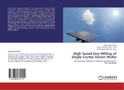 High Speed End Milling of Single Crystal Silicon Wafer: An Economic Method of Machining of Silicon in Ductile Mode
