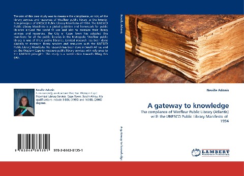 A gateway to knowledge: The compliance of Wesfleur Public Library (Atlantis) with the UNESCO Public Library Manifesto of  1994
