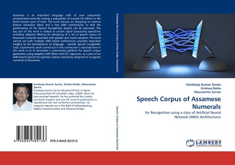 Speech Corpus of Assamese Numerals: for Recognition using  a class of Artificial Neural Network (ANN) Architectures