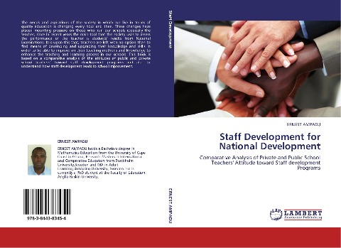 Staff Development for National Development: Comparative Analysis of Private and Public School Teachers Attitude toward Staff development Programs