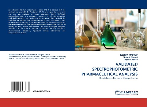 VALIDATED SPECTROPHOTOMETRIC PHARMACEUTICAL ANALYSIS: Ranitidine in Pure and Dosage Forms