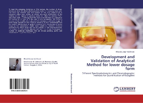 Development and Validation of Analytical Method for lower dosage form: Different Spectrophotometric and Chromatographic methods for Quantification of Rasagiline