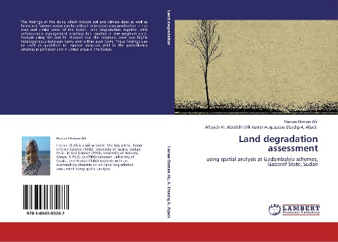Land degradation assessment: using spatial analysis at Gadambalyia schemes, Gadaref State, Sudan
