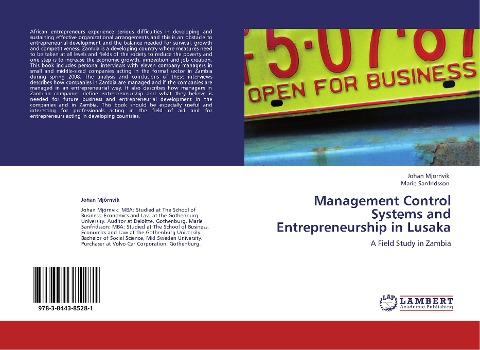 Management Control Systems and Entrepreneurship in Lusaka: A Field Study in Zambia
