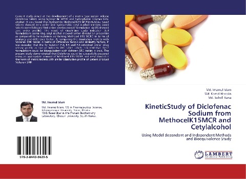 KineticStudy of Diclofenac Sodium from MethocelK15MCR and Cetylalcohol: Using Model dependent and Independent Methods and Bioequivalence Study