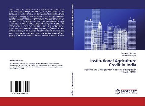 Institutional Agriculture Credit in India: Patterns and Linkages with Modern Farm Inputs in Five Major States