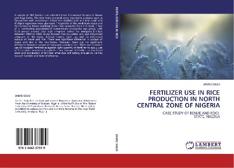 FERTILIZER USE IN RICE PRODUCTION IN NORTH CENTRAL ZONE OF NIGERIA: CASE STUDY OF BENUE AND KOGI STATE, NIGERIA