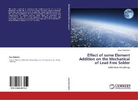 Effect of some Element Addition on the Mechanical of Lead Free Solder: Solid State Metallurgy