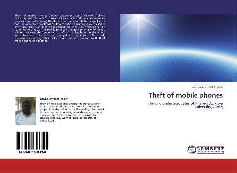 Theft of mobile phones: Among undergraduates of Nnamdi Azikiwe University, Awka