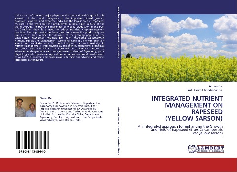 INTEGRATED NUTRIENT MANAGEMENT ON RAPESEED (YELLOW SARSON): An Integrated approach for enhancing the Growth and Yield of Rapeseed (Brassica campestris var yellow sarson)