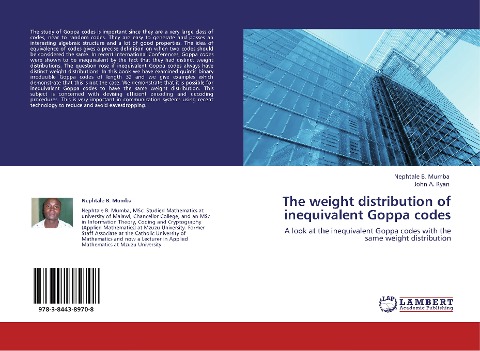 The weight distribution of inequivalent Goppa codes: A look at the inequivalent Goppa codes with the same weight distribution