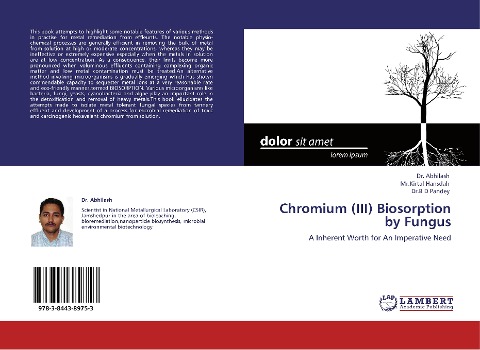 Chromium (III) Biosorption by Fungus: A Inherent Worth for An Imperative Need
