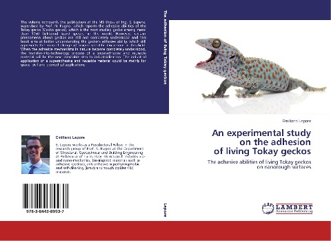 An experimental study  on the adhesion  of living Tokay geckos: The adhesive abilities of living Tokay geckos  on nanorough surfaces