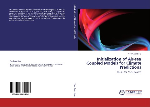 Initialization of Air-sea Coupled Models for Climate Predictions: Thesis for Ph.D. Degree