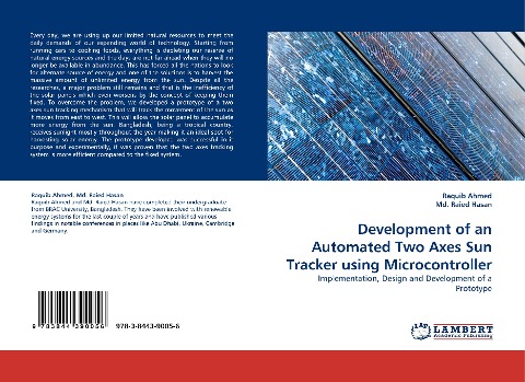 Development of an Automated Two Axes Sun Tracker using Microcontroller: Implementation, Design and Development of a Prototype