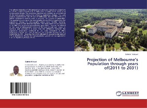 Projection of Melbournes Population through years of(2011 to 2031)