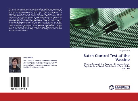 Batch Control Test of the Vaccine: Moving Towards the Control of Haemorrhagic Septicemia in Nepal: Batch Control Test of the Vaccine