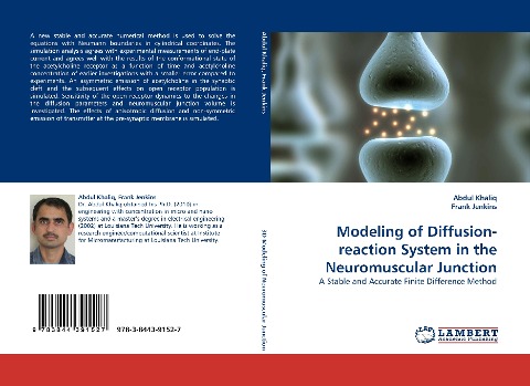 Modeling of Diffusion-reaction System in the Neuromuscular Junction: A Stable and Accurate Finite Difference Method