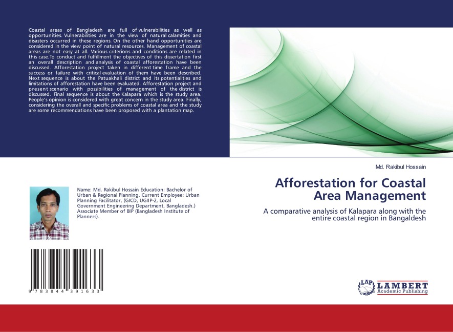 Afforestation for Coastal Area Management: A comparative analysis of Kalapara along with the entire coastal region in Bangaldesh