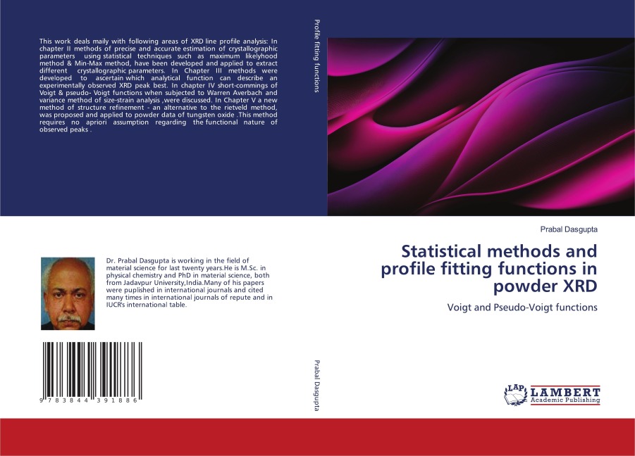 Statistical methods and profile fitting functions in powder XRD: Voigt and Pseudo-Voigt functions