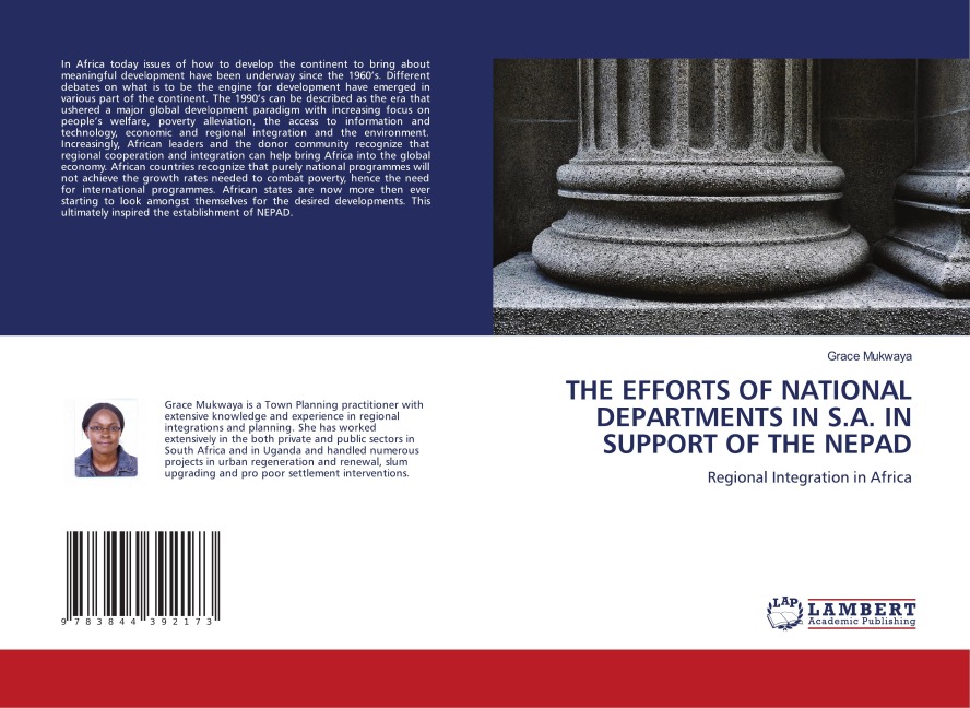 THE EFFORTS OF NATIONAL DEPARTMENTS IN S.A. IN SUPPORT OF THE NEPAD: Regional Integration in Africa