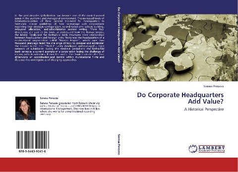 Do Corporate Headquarters Add Value?: A Historical Perspective