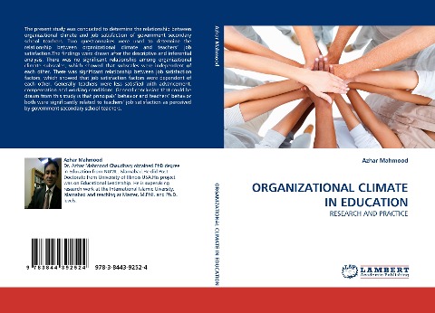 ORGANIZATIONAL CLIMATE IN EDUCATION: RESEARCH AND PRACTICE