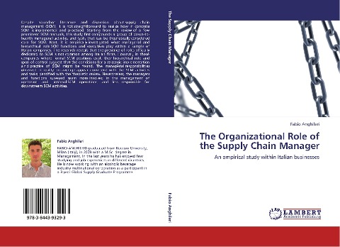 The Organizational Role of the Supply Chain Manager: An empirical study within Italian businesses