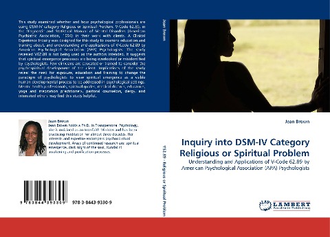 Inquiry into DSM-IV Category Religious or Spiritual Problem: Understanding and Applications of V-Code 62.89 by American Psychological Association (APA) Psychologists