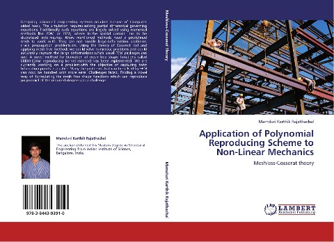 Application of Polynomial Reproducing Scheme to Non-Linear Mechanics: Meshless-Cosserat theory