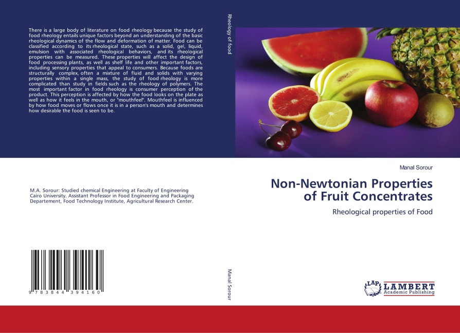 Non-Newtonian Properties of Fruit Concentrates: Rheological properties of Food