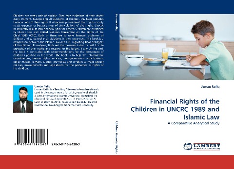 Financial Rights of the Children in UNCRC 1989 and Islamic Law: A Comparative Analytical Study