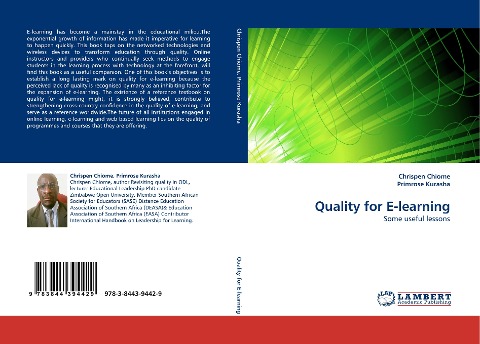 Quality for E-learning: Some useful lessons