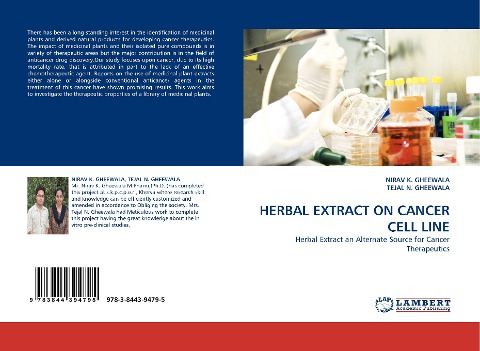 HERBAL EXTRACT ON CANCER CELL LINE: Herbal Extract an Alternate Source for Cancer Therapeutics