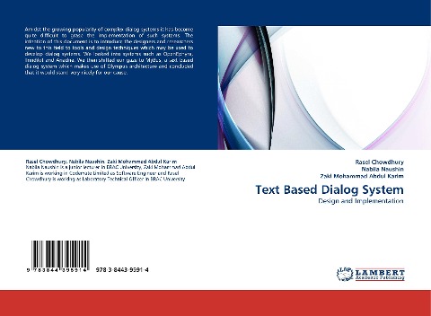 Text Based Dialog System: Design and Implementation