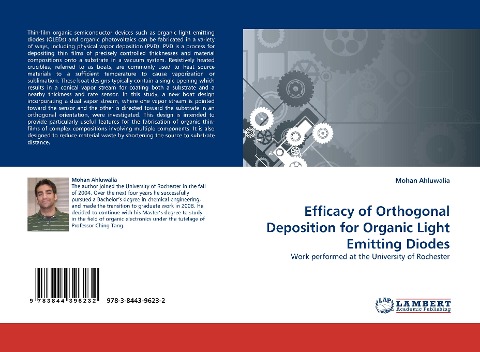Efficacy of Orthogonal Deposition for Organic Light Emitting Diodes: Work performed at the University of Rochester